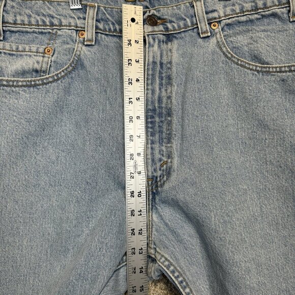 VTG Levis 550 Jeans Mens 38x30 Blue Relaxed Fit Retro Grunge 90s Y2K Made In USA - Picture 8 of 11